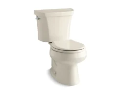 Two-piece round-front toilet, dual-flush^Kohler