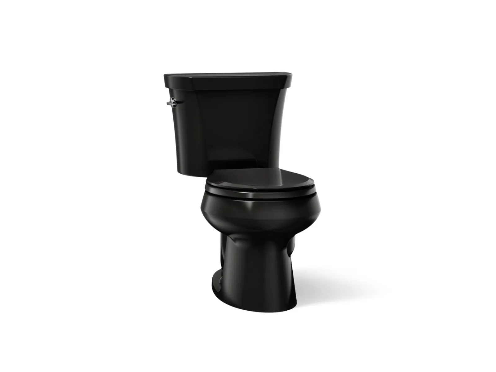 Two-piece round-front toilet, dual-flush^Kohler