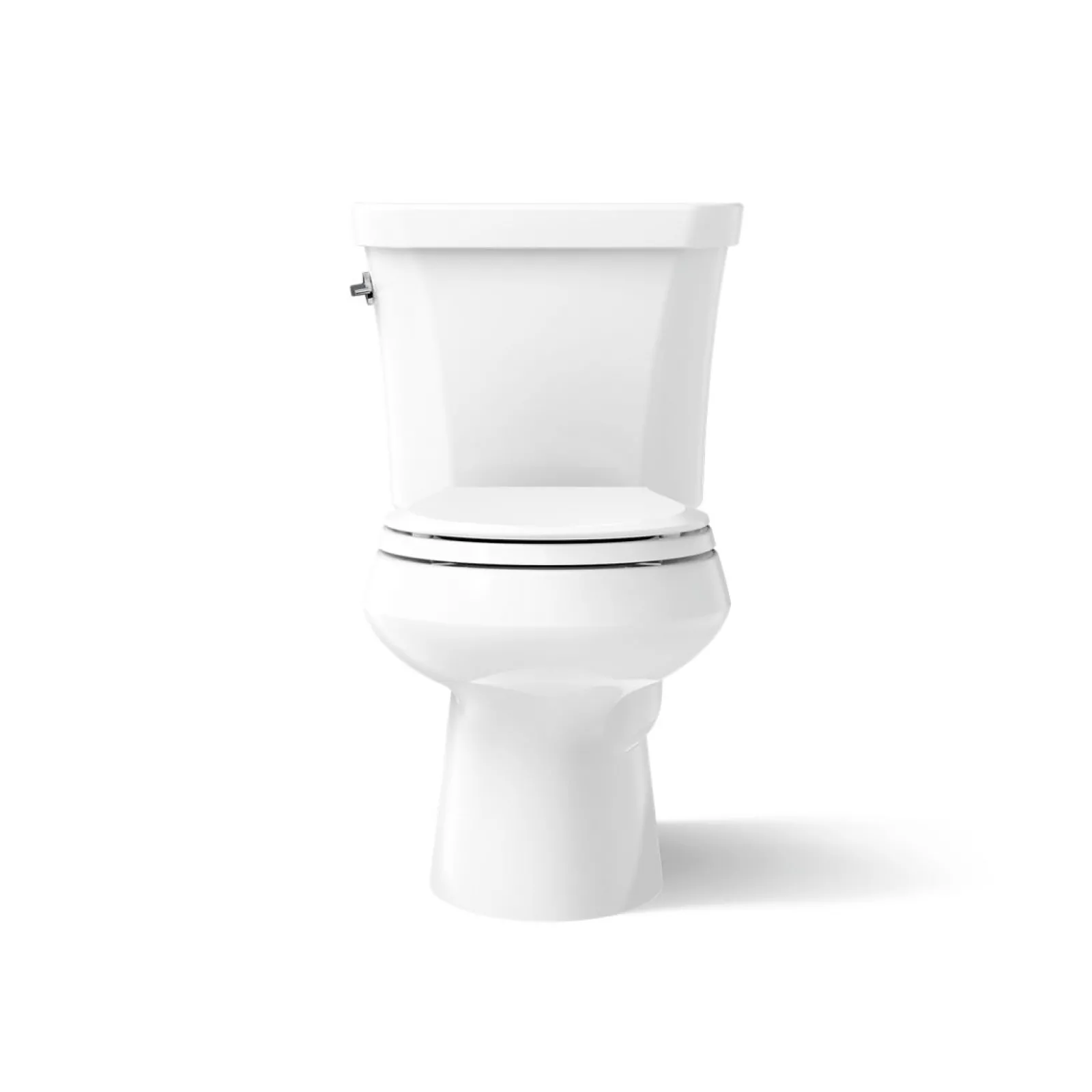 Two-piece round-front toilet, dual-flush^Kohler