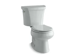 Two-piece round-front toilet, dual-flush^Kohler