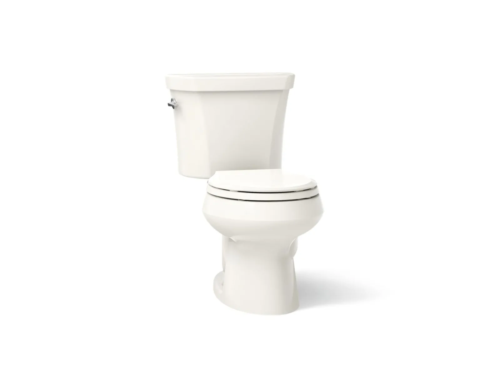 Two-piece round-front toilet, dual-flush^Kohler