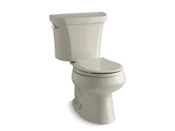 Two-piece round-front toilet, dual-flush^Kohler