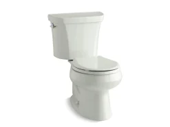 Two-piece round-front toilet, dual-flush^Kohler