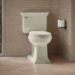 Two-piece round-front toilet, 1.28 gpf^Kohler Clearance