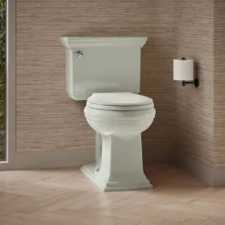 Two-piece round-front toilet, 1.28 gpf^Kohler Clearance