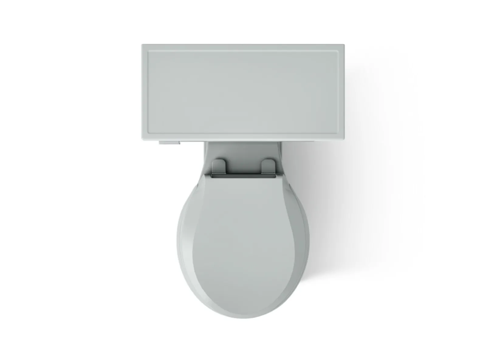 Two-piece round-front toilet, 1.28 gpf^Kohler Clearance