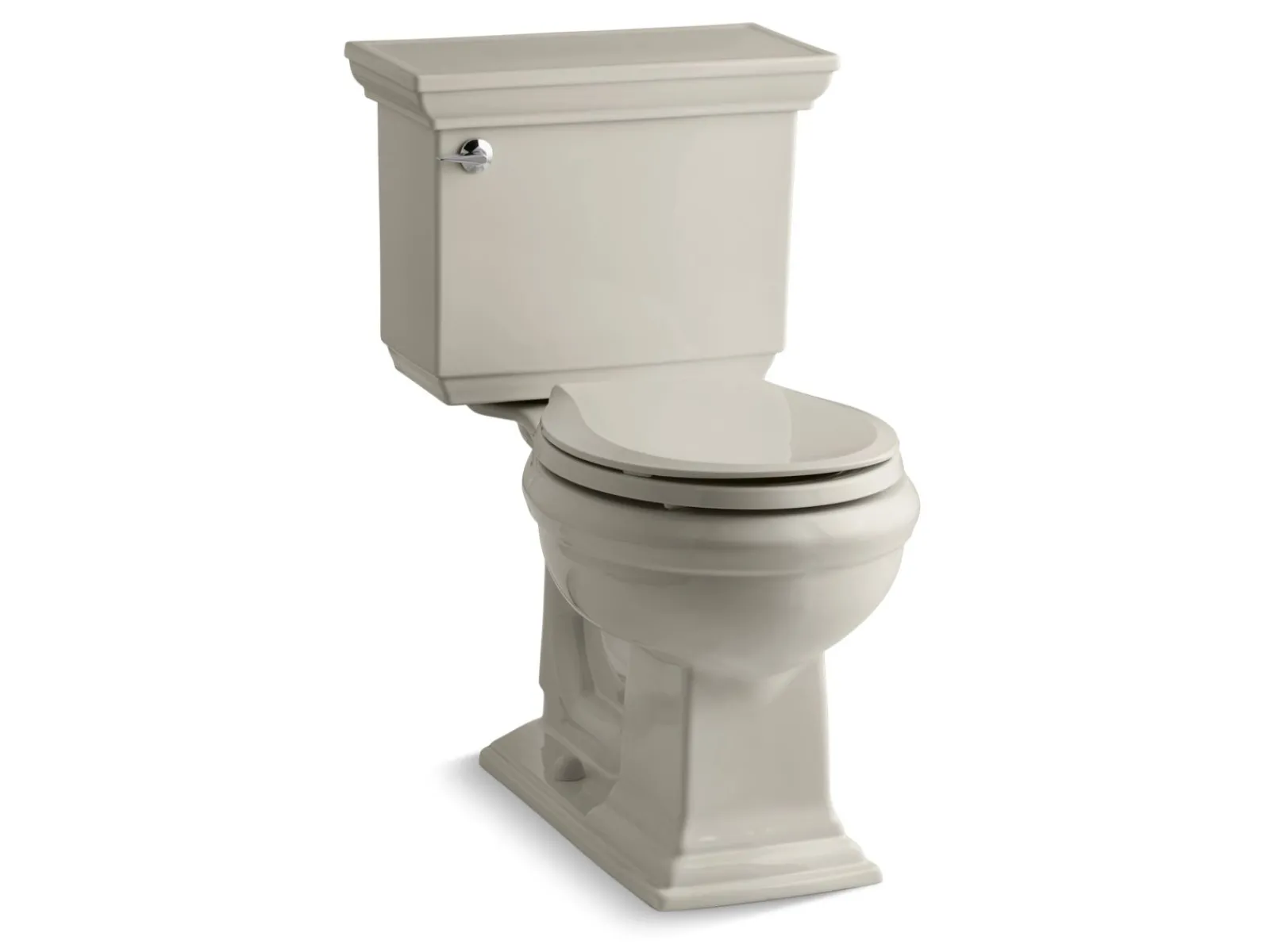 Two-piece round-front toilet, 1.28 gpf^Kohler Clearance