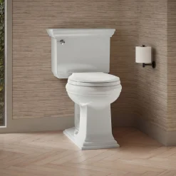 Two-piece round-front toilet, 1.28 gpf^Kohler Clearance