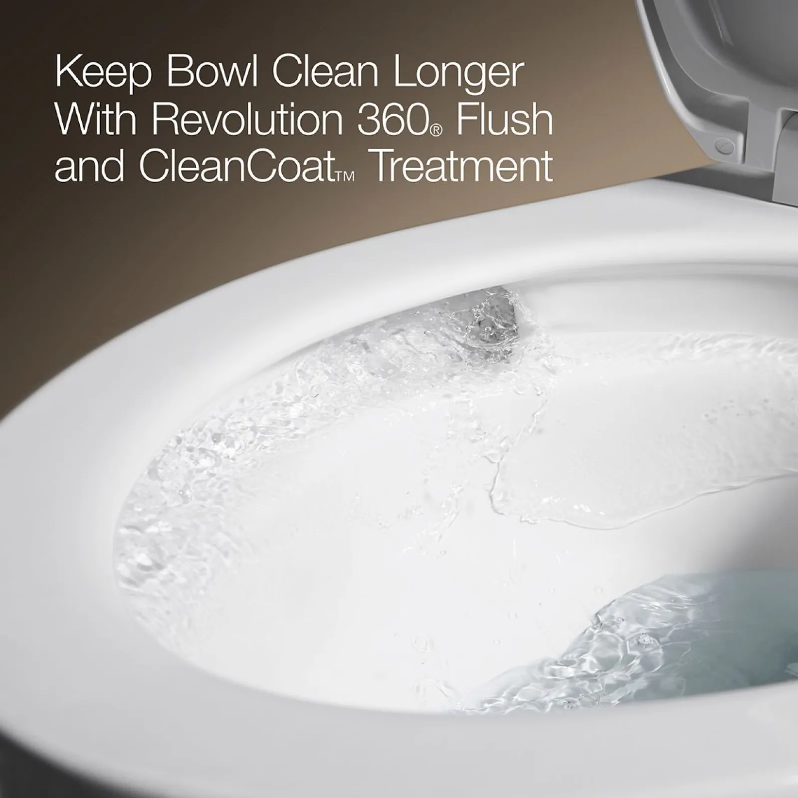 Two-piece round-front toilet, 1.28 gpf^Kohler New