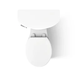 Two-piece round-front toilet, 1.28 gpf^Kohler New