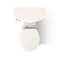 Two-piece round-front toilet, 1.28 gpf^Kohler New