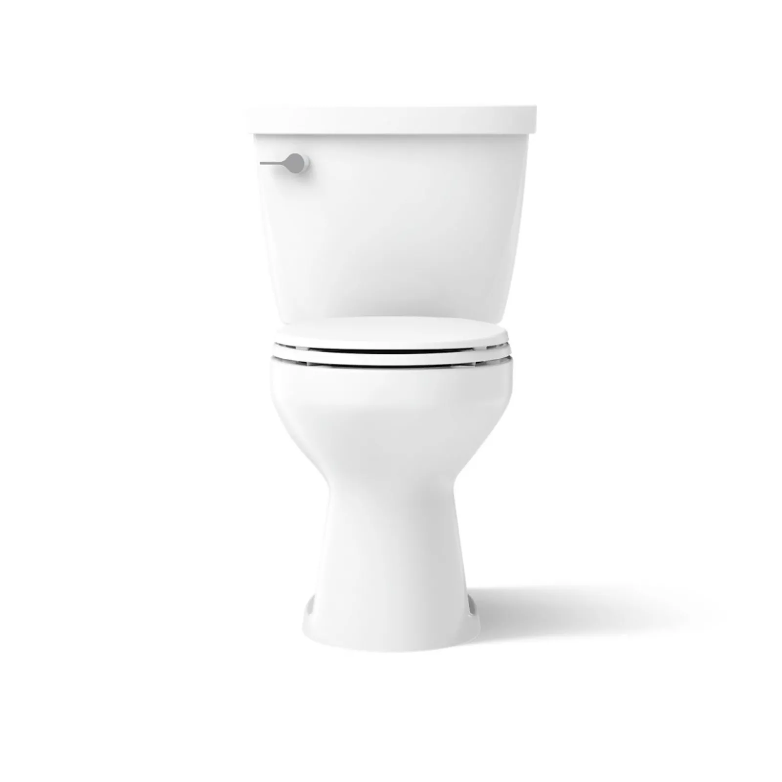 Two-piece round-front toilet, 1.28 gpf^Kohler New