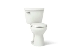 Two-piece round-front toilet, 1.28 gpf^Kohler New