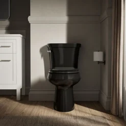 Two-piece round-front toilet, 1.28 gpf^Kohler New