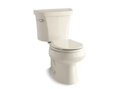 Two-piece round-front toilet, 1.6 gpf^Kohler Outlet