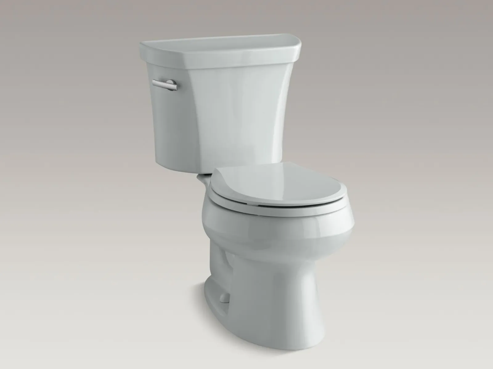 Two-piece round-front toilet, 1.6 gpf^Kohler Outlet