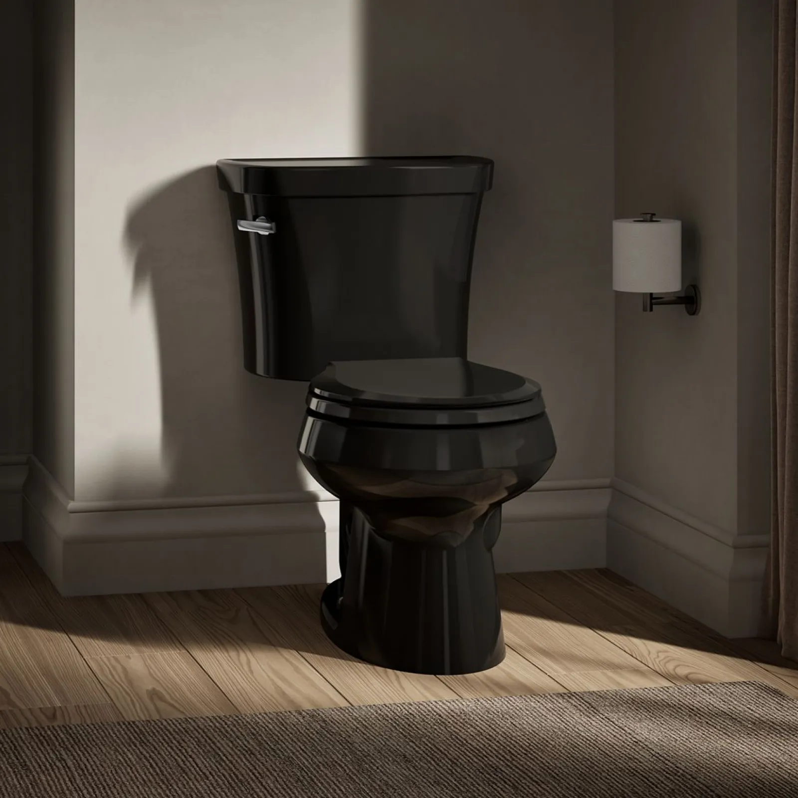Two-piece round-front toilet, 1.28 gpf^Kohler Best