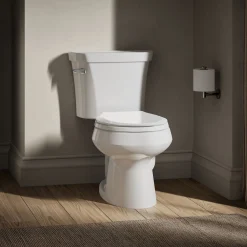 Two-piece round-front toilet, 1.28 gpf^Kohler Online