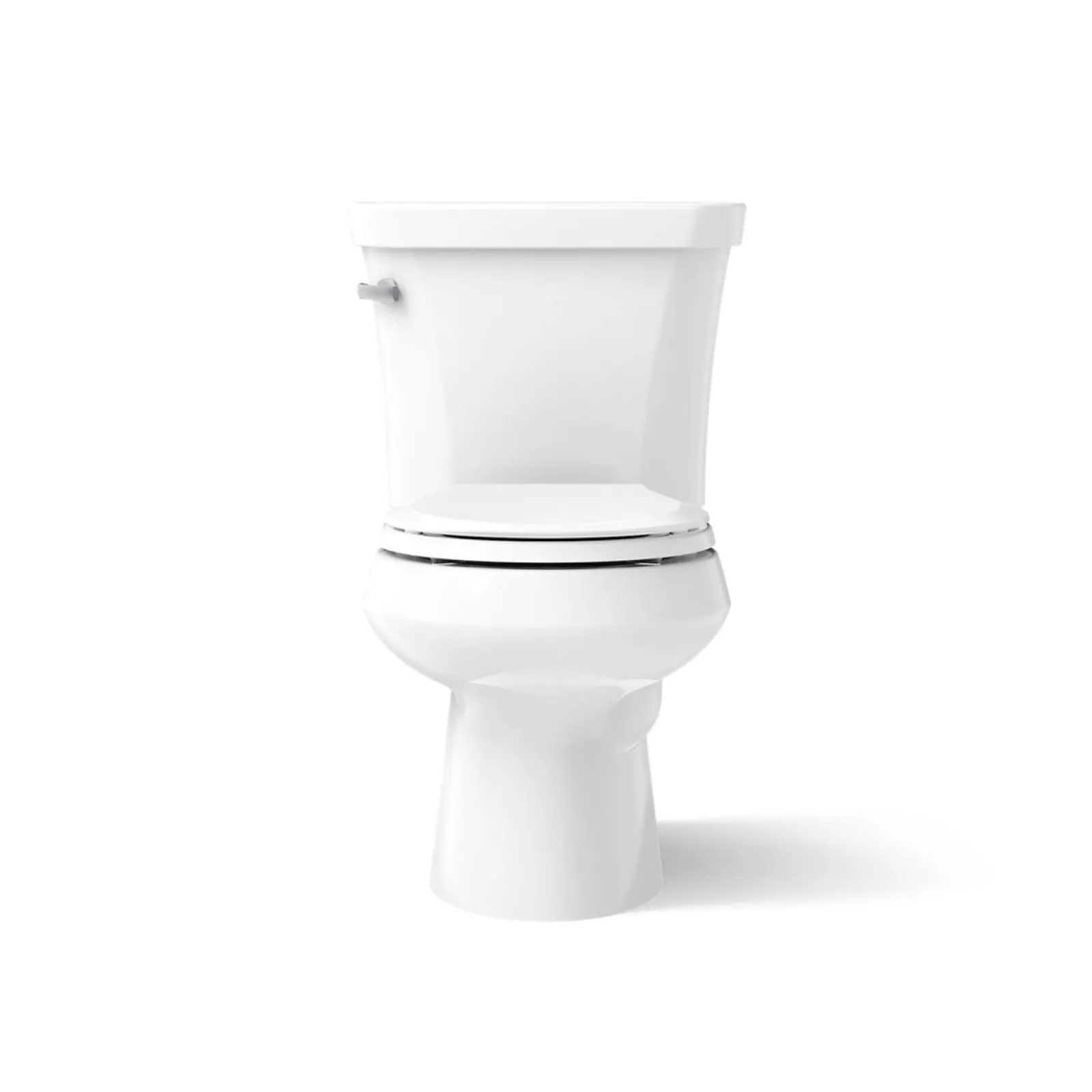 Two-piece round-front toilet, 1.28 gpf^Kohler Outlet