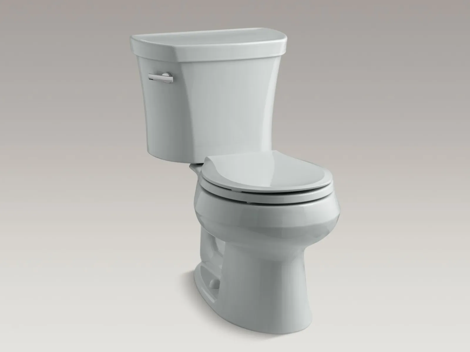 Two-piece round-front toilet, 1.28 gpf^Kohler Outlet