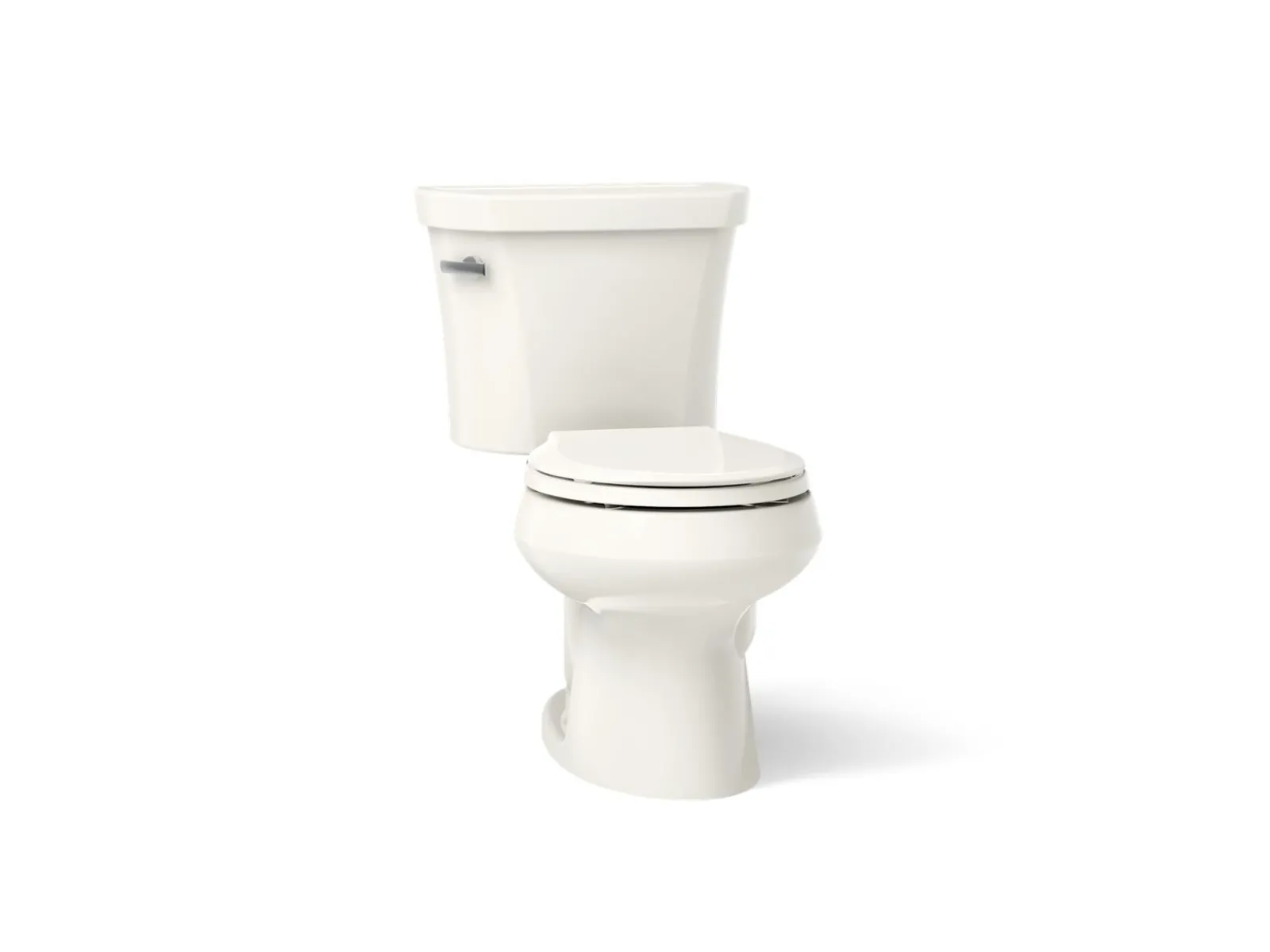 Two-piece round-front toilet, 1.28 gpf^Kohler Outlet