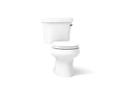 Two-piece round-front toilet, 1.28 gpf^Kohler Best