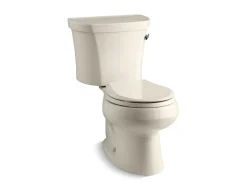 Two-piece round-front toilet, 1.28 gpf^Kohler Best