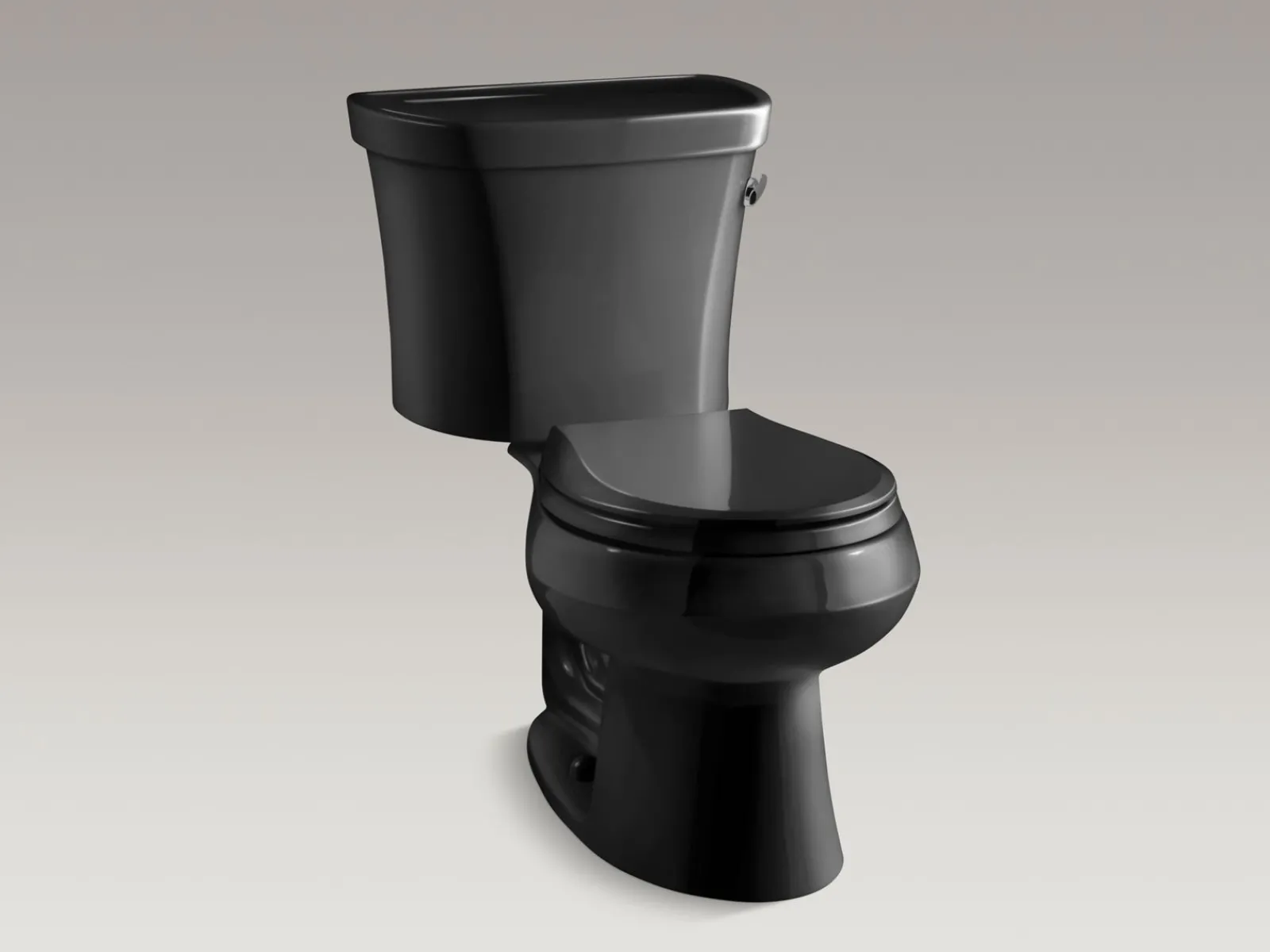 Two-piece round-front toilet, 1.28 gpf^Kohler Best