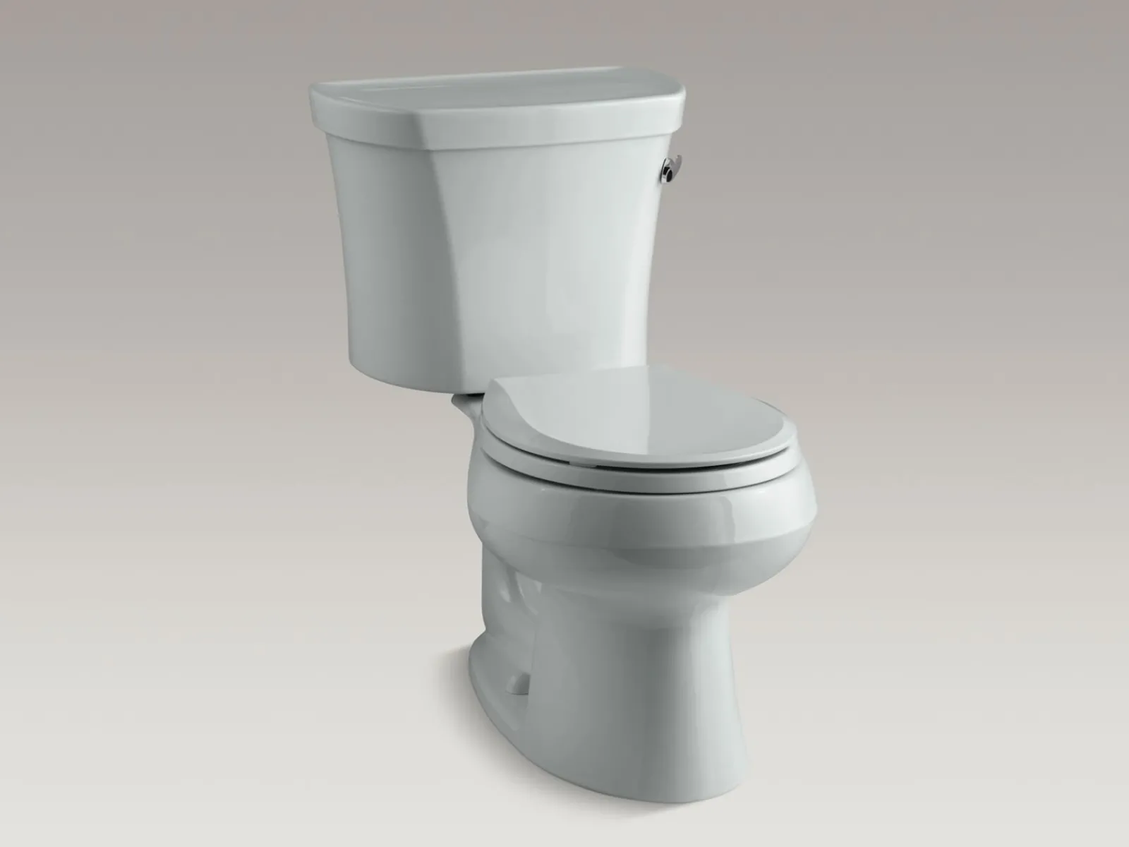 Two-piece round-front toilet, 1.28 gpf^Kohler Best