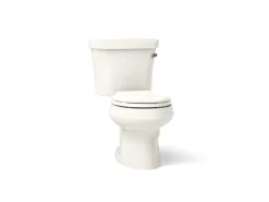 Two-piece round-front toilet, 1.28 gpf^Kohler Best