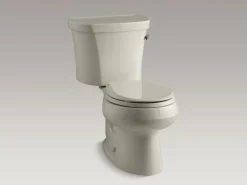 Two-piece round-front toilet, 1.28 gpf^Kohler Best