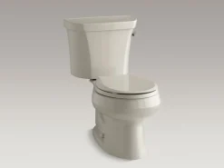 Two-piece round-front toilet, 1.28 gpf^Kohler Outlet