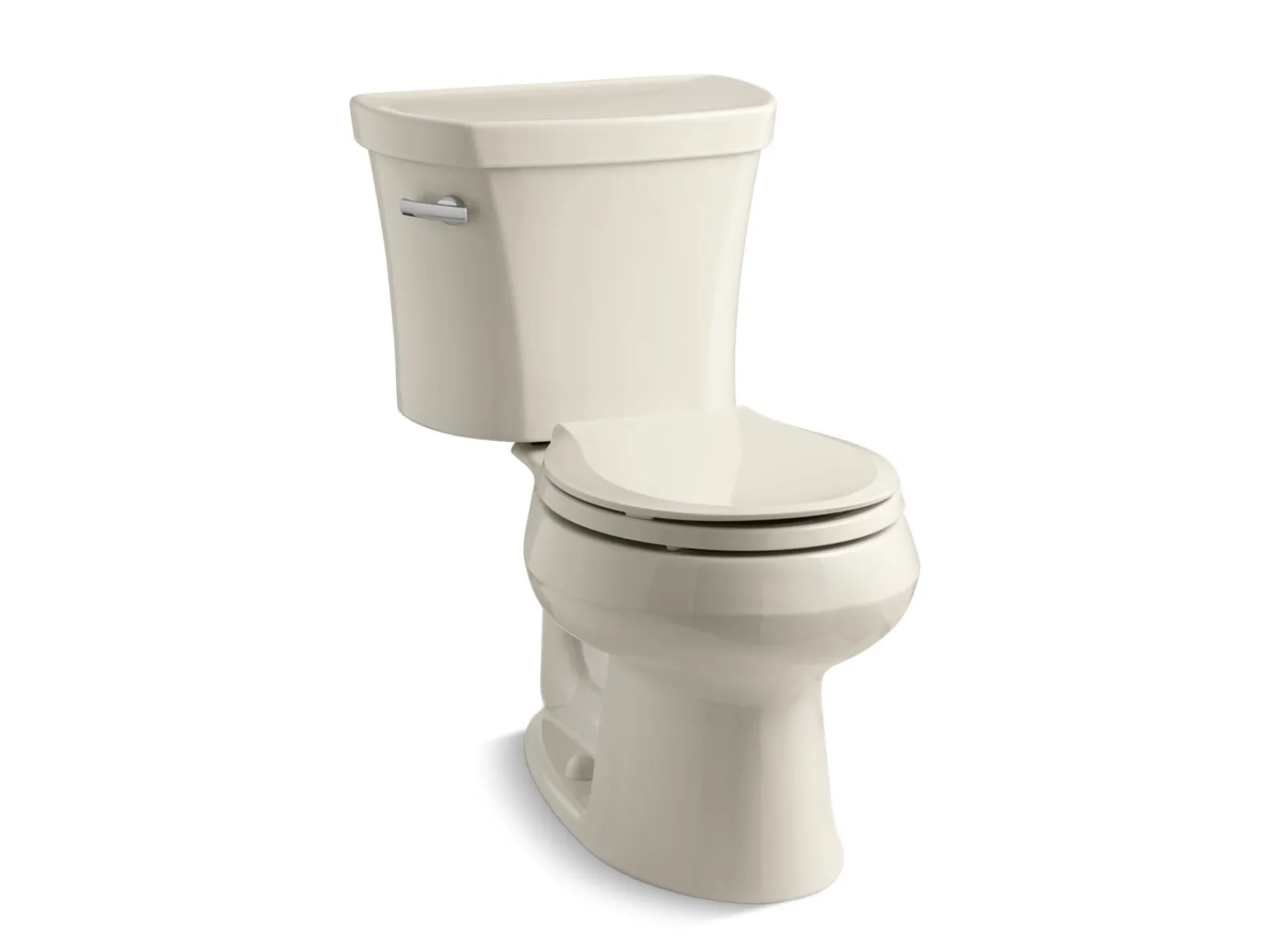 Two-piece round-front toilet, 1.28 gpf^Kohler Outlet
