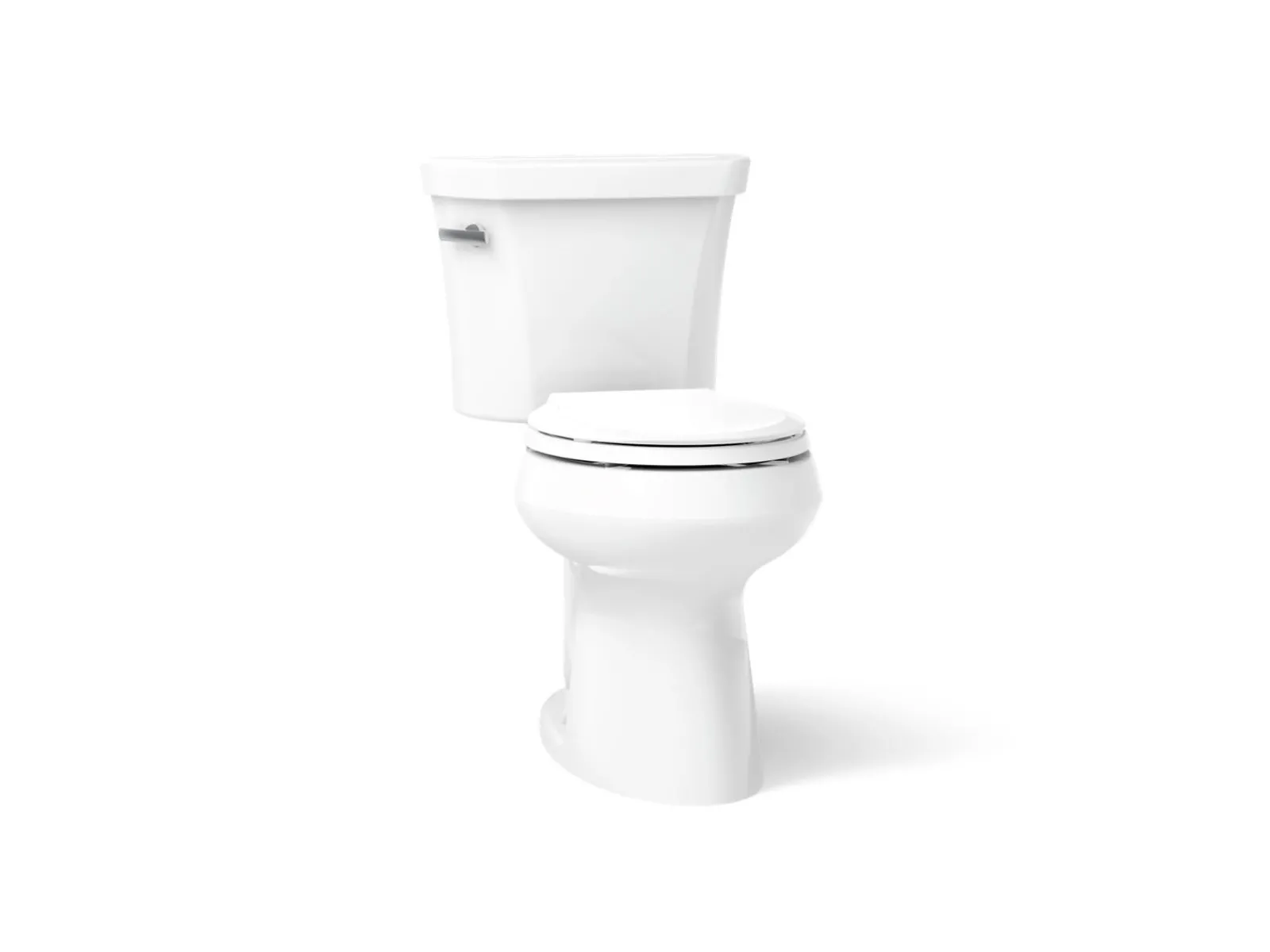 Two-piece round-front toilet, 1.28 gpf^Kohler Clearance