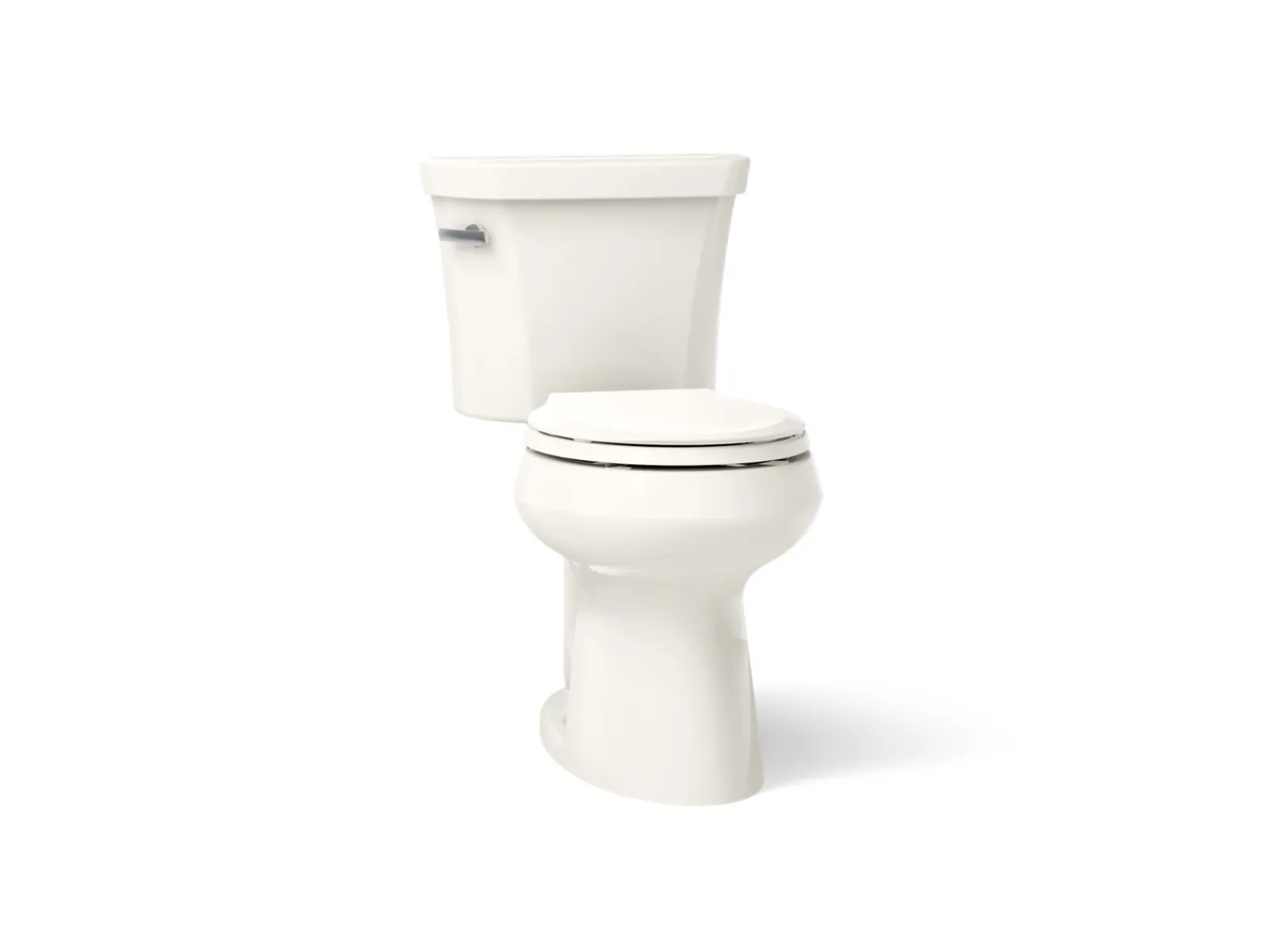 Two-piece round-front toilet, 1.28 gpf^Kohler Clearance