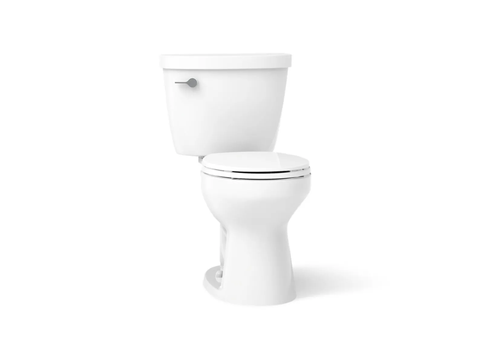 Two-piece round-front toilet, 1.28 gpf^Kohler Clearance