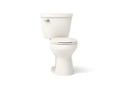 Two-piece round-front toilet, 1.28 gpf^Kohler Clearance