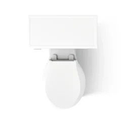 Two-piece round-front toilet, 1.28 gpf^Kohler