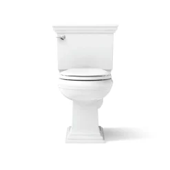 Two-piece round-front toilet, 1.28 gpf^Kohler