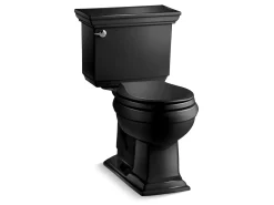 Two-piece round-front toilet, 1.28 gpf^Kohler