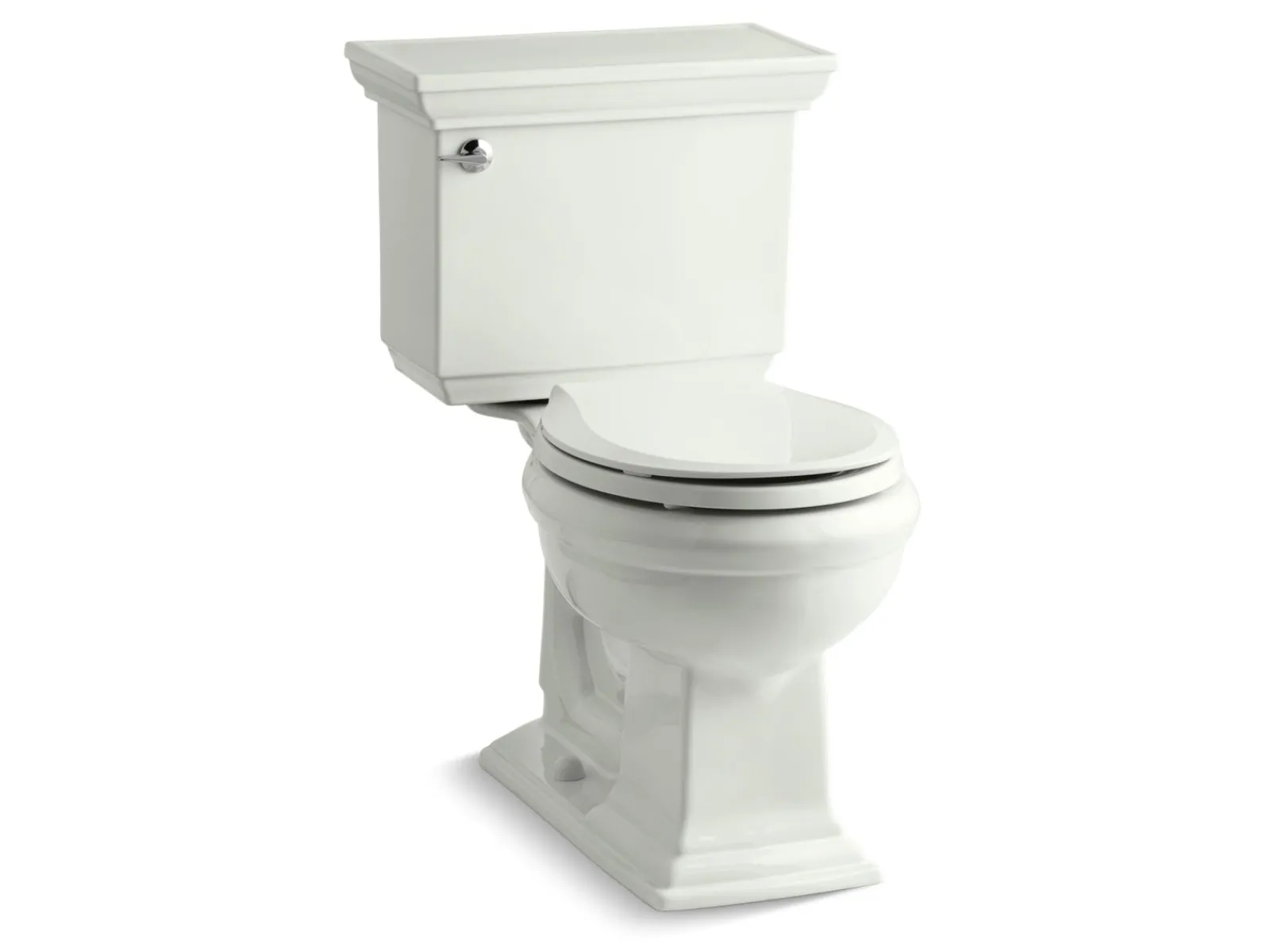 Two-piece round-front toilet, 1.28 gpf^Kohler