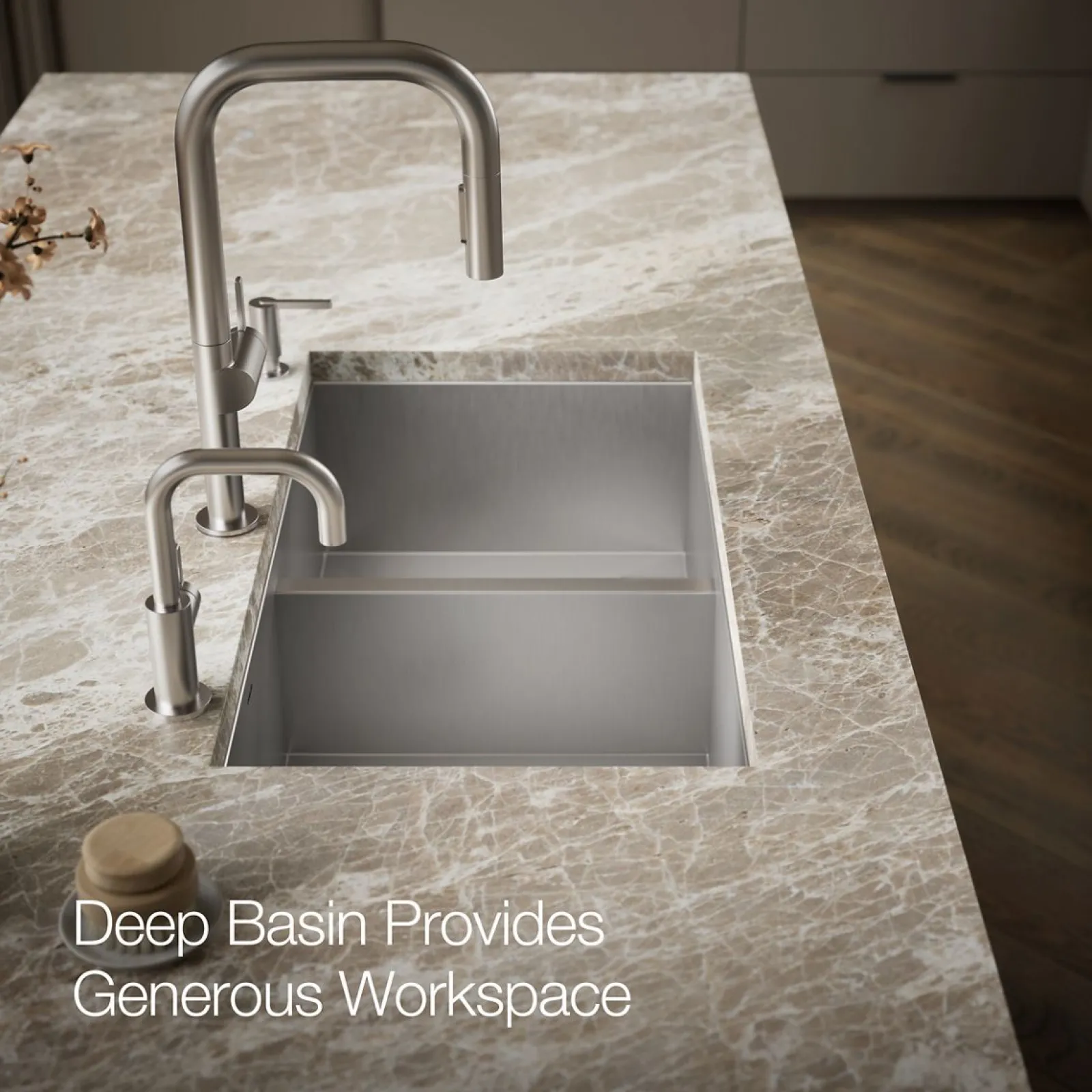 32" undermount double-bowl kitchen sink^Kohler Clearance