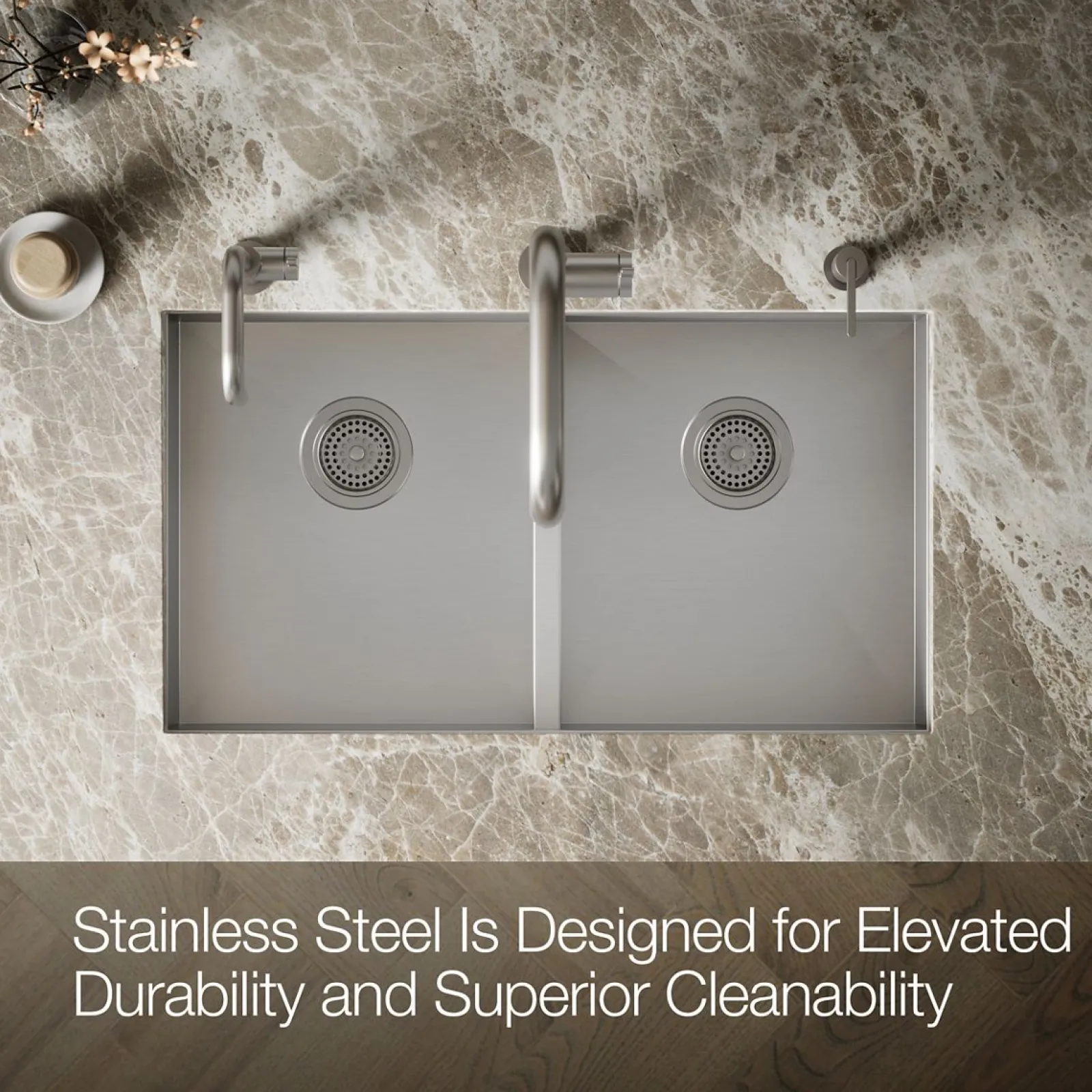 32" undermount double-bowl kitchen sink^Kohler Sale