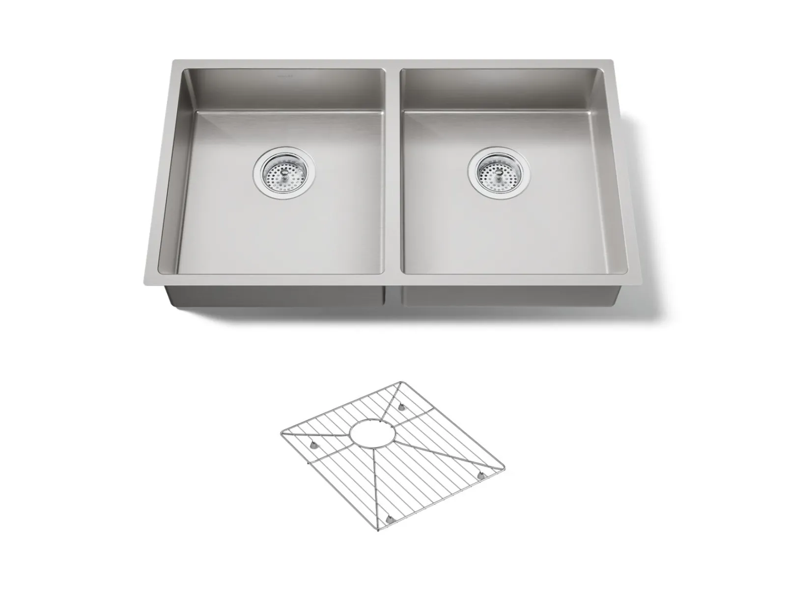32" undermount double-bowl kitchen sink^Kohler Clearance