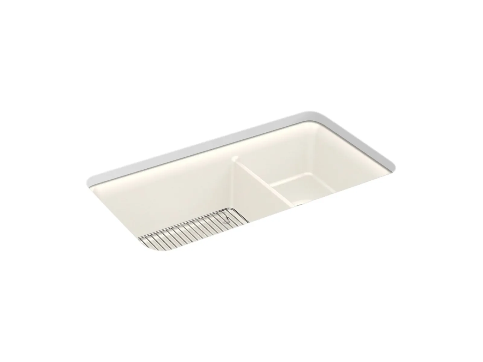 33-1/2" undermount double-bowl kitchen sink^Kohler Discount