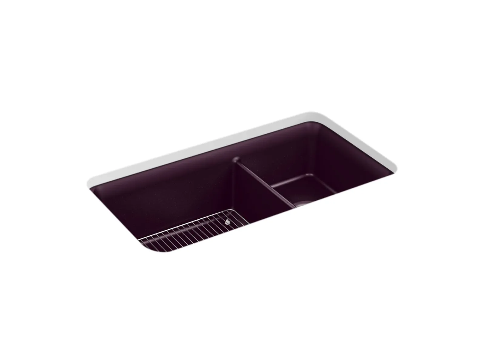 33-1/2" undermount double-bowl kitchen sink^Kohler Discount