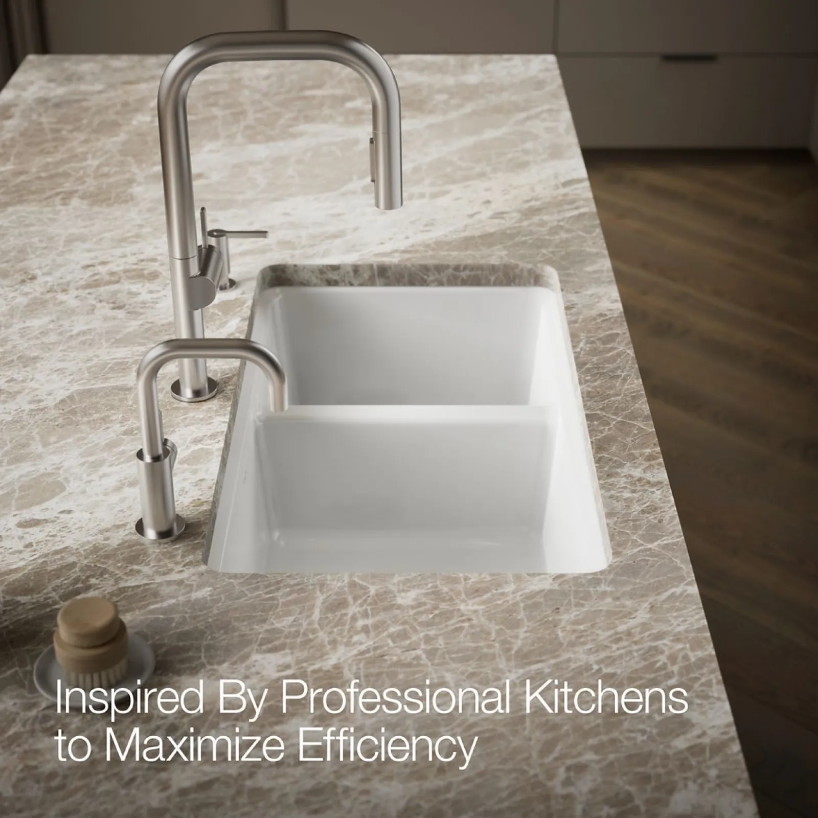 33" undermount double-bowl kitchen sink^Kohler Discount