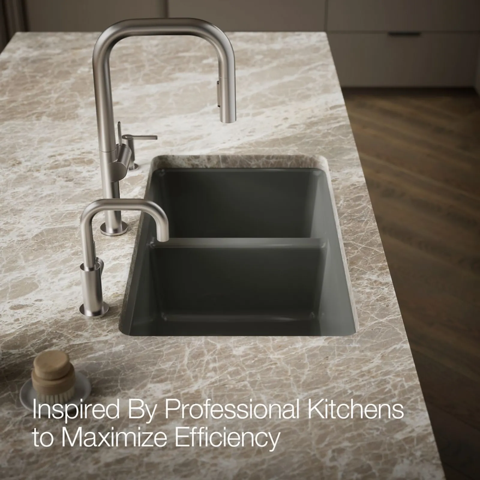 33" undermount double-bowl kitchen sink^Kohler Discount