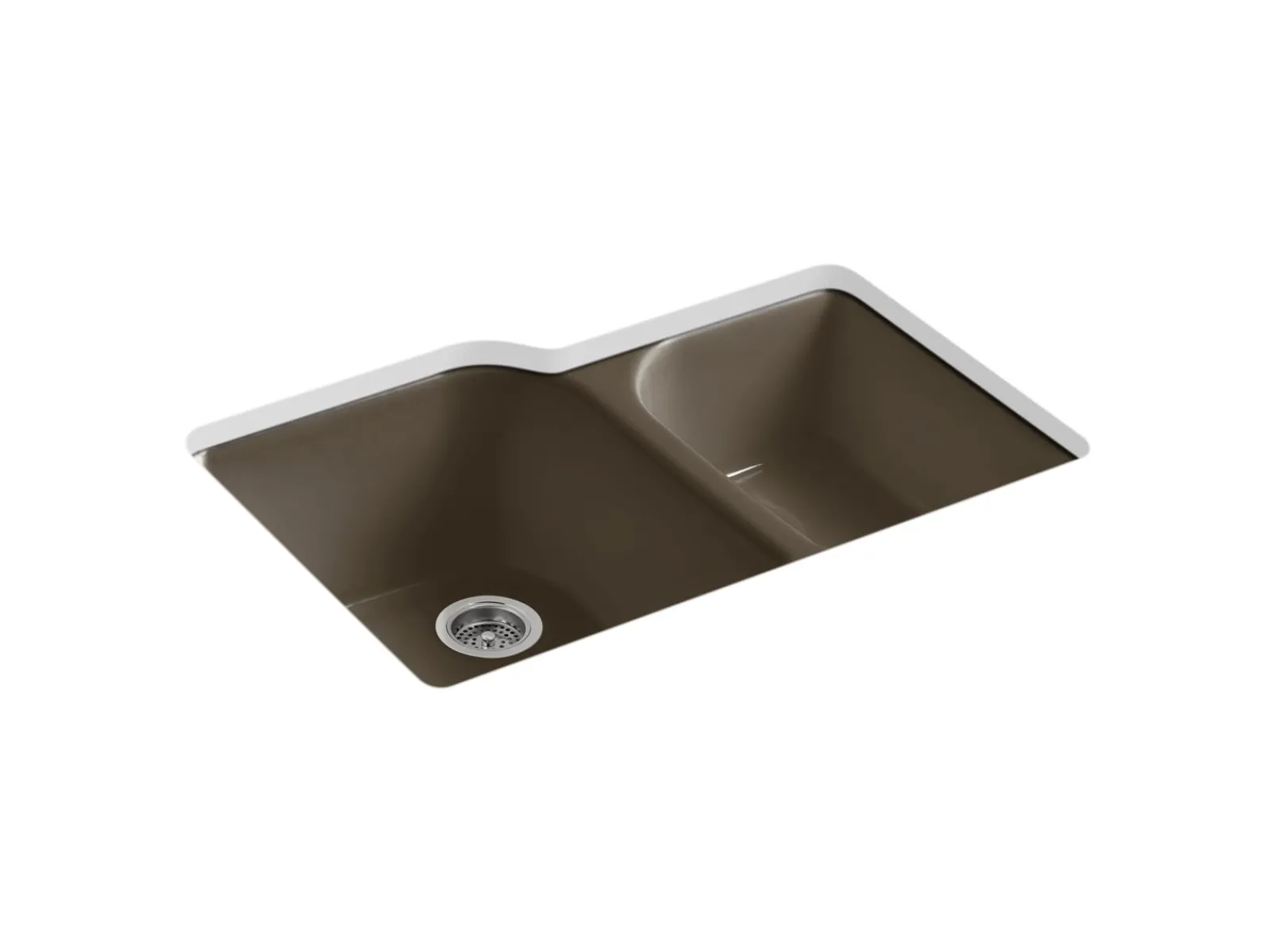 33" undermount double-bowl kitchen sink^Kohler Online