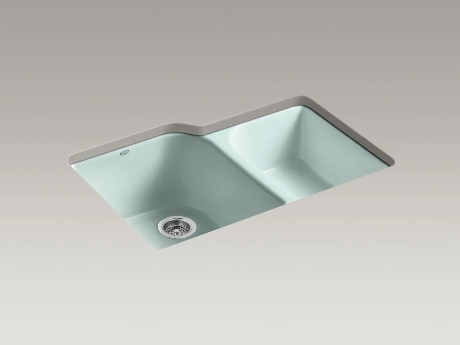 33" undermount double-bowl kitchen sink^Kohler Online